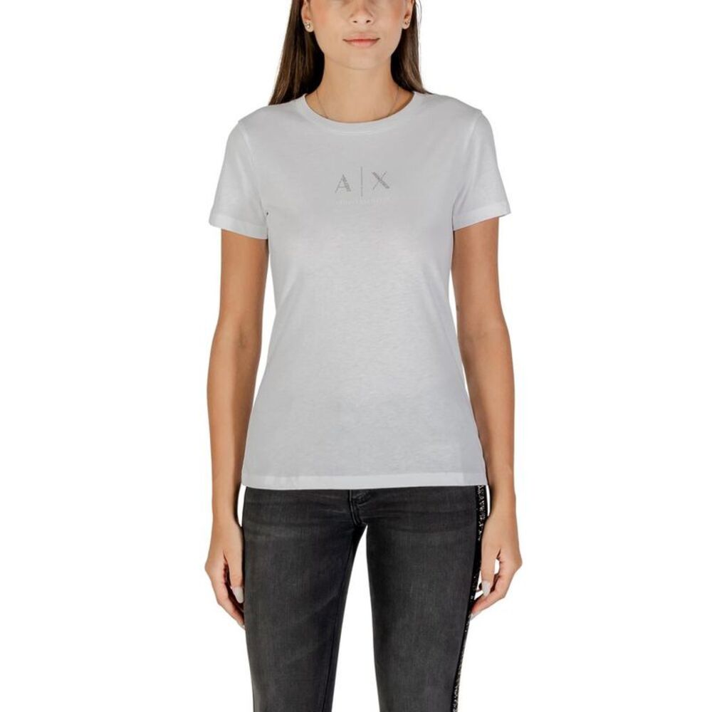 Armani Exchange White Cotton Women's T-Shirt